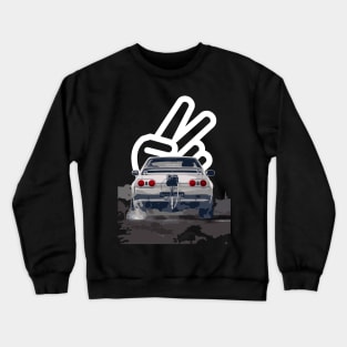 mighty car mods chop GDR r32 turbo Crewneck Sweatshirt